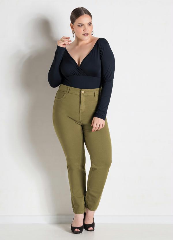 calça militar feminina plus size