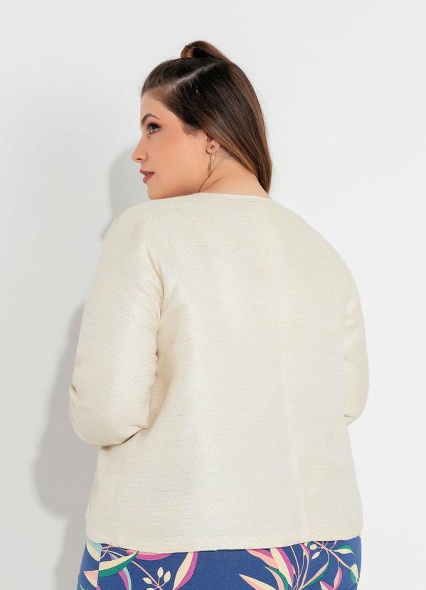 Mink - Casaco Plus Size Bege 2