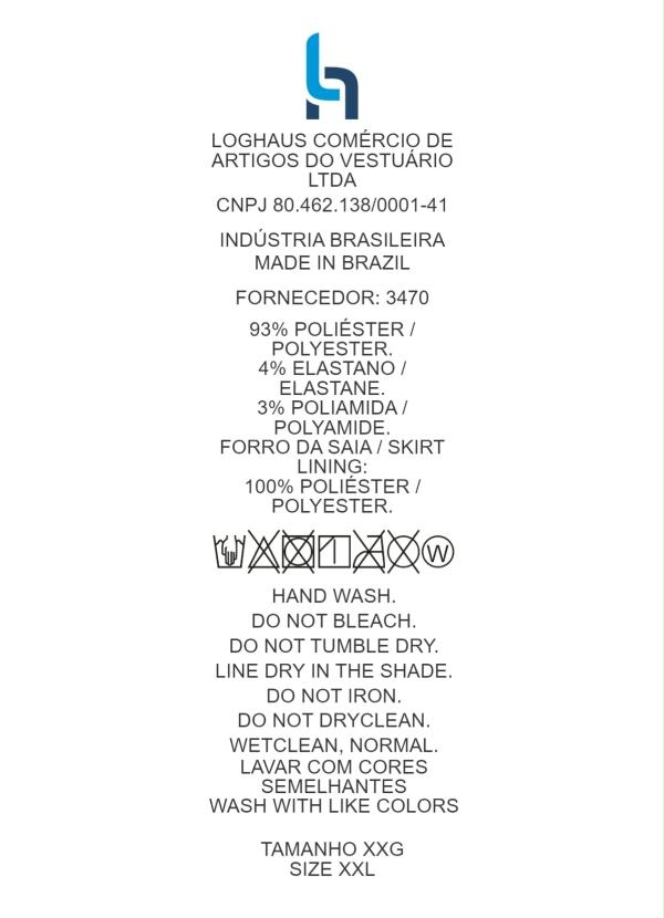 Marguerite - Conjunto Preto e Prata Cropped e Calça Plus Size 8