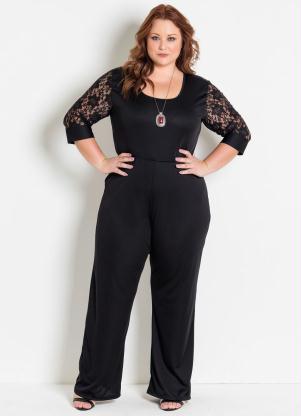 macacão feminino plus size para festa