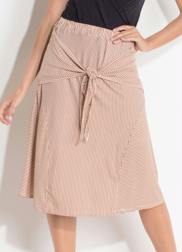 Quintess - Saia Quintess Listrada com Amarração Frontal
