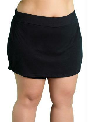 short saia branco plus size