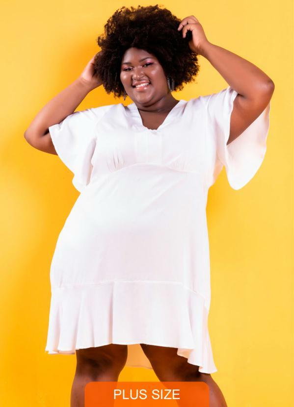 Chic e Elegante - Vestido Lily Babado Branco