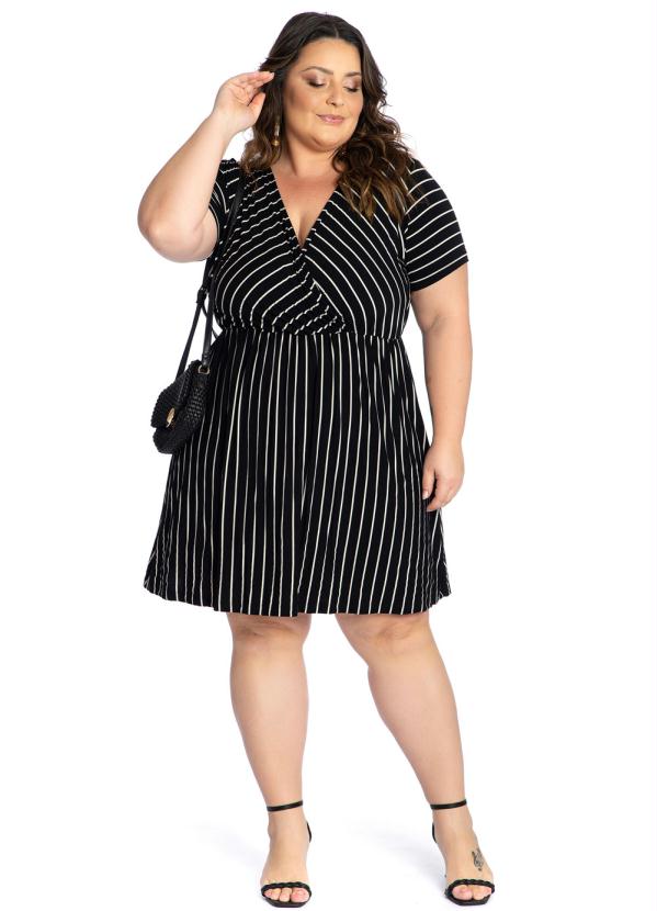 Miss Masy Plus - Vestido Plus Size Preto 3