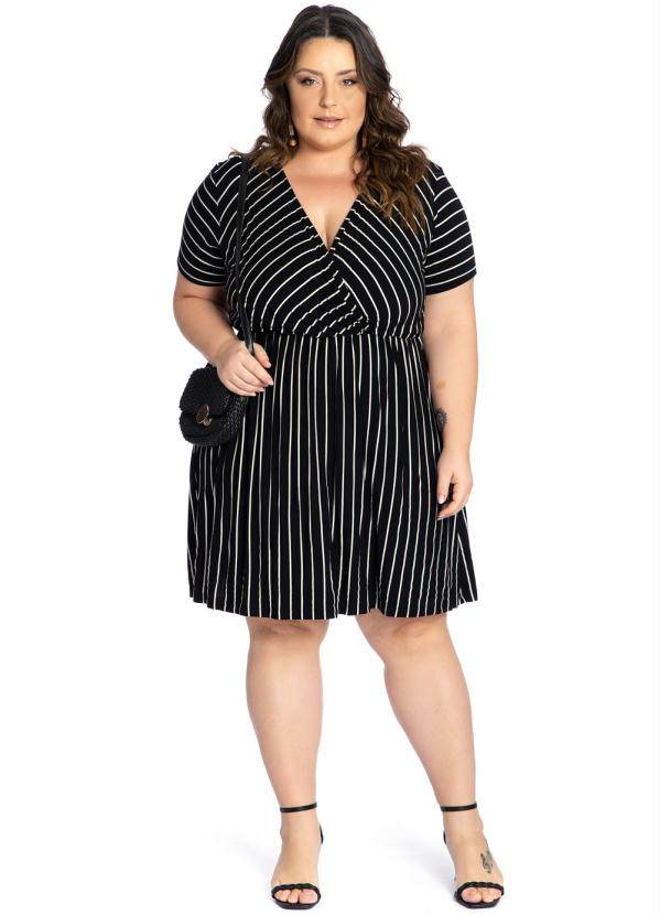 Miss Masy Plus - Vestido Plus Size Preto 5