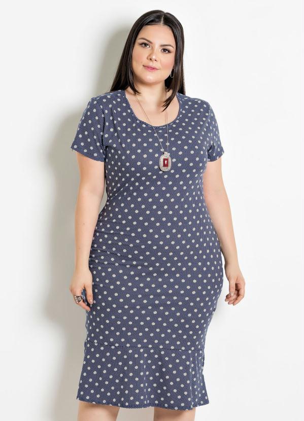 vestido de babado plus size