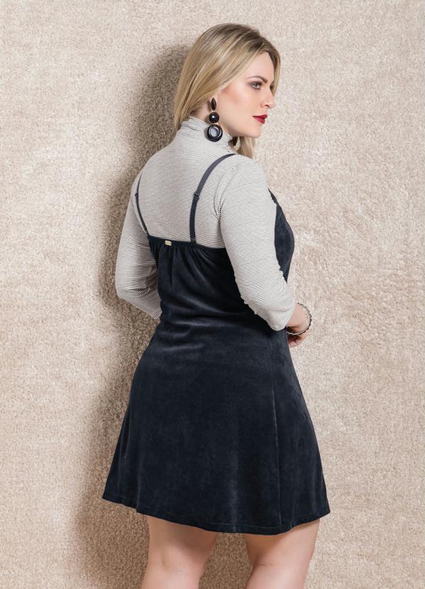 Quintess - Vestido Slip Dress Quintess Preto 4