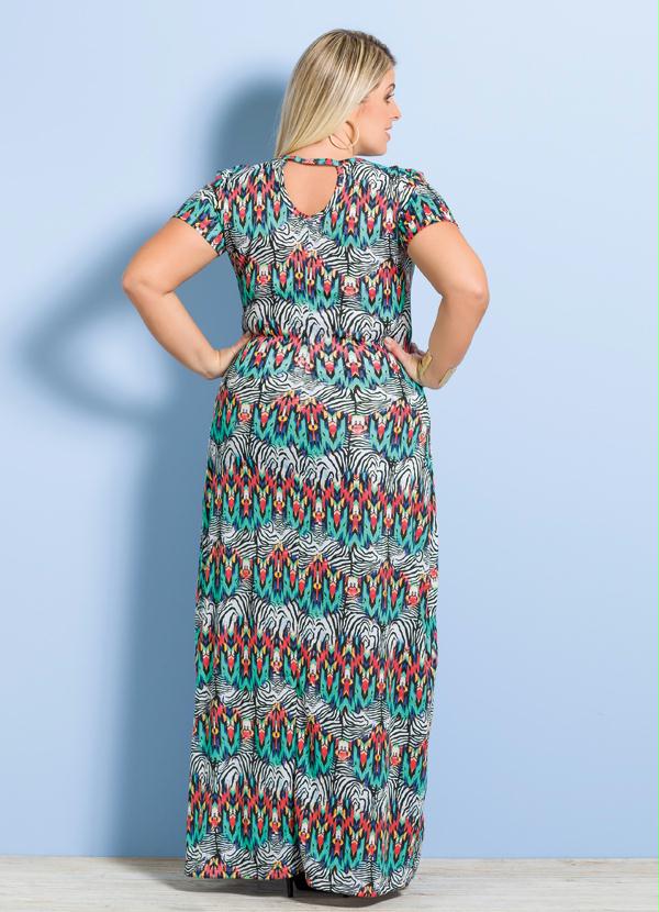 Marguerite - Vestido Longo Mix de Estampas Marguerite 2