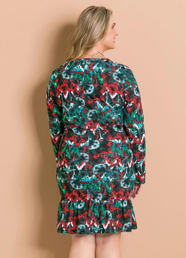 Marguerite - Vestido Cashmere com Babado Marguerite Plus Size 2