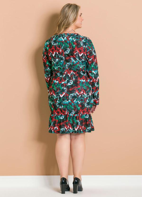 Marguerite - Vestido Cashmere com Babado Marguerite Plus Size 4