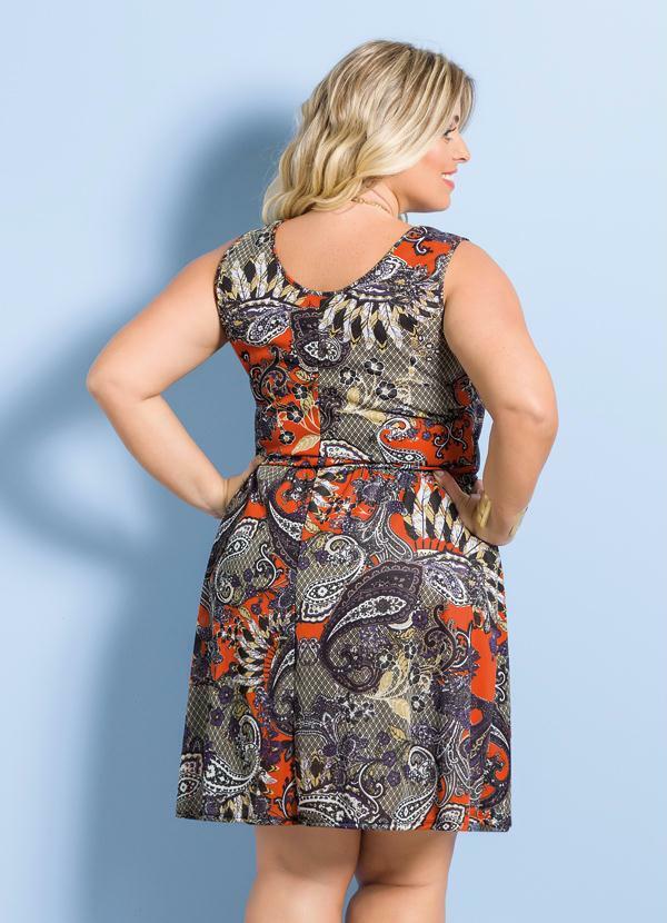 Marguerite - Vestido Curto Marguerite Cashmere Plus Size 2