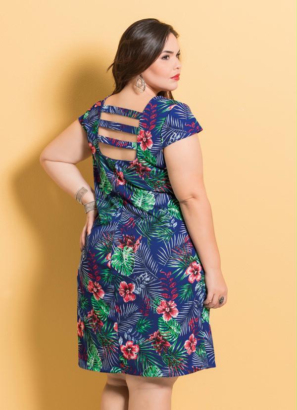 Marguerite - Vestido Decote Quadrado Mix Floral com Tiras 2