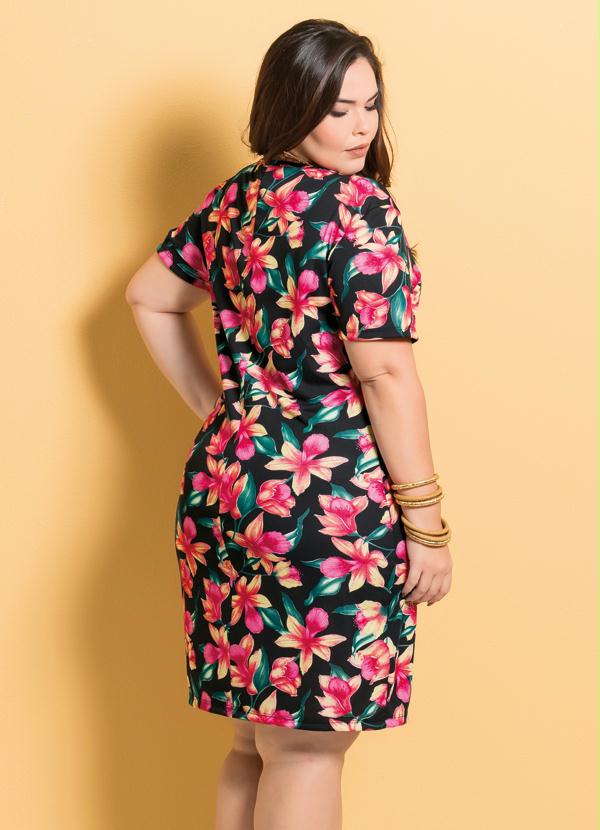 Marguerite - Vestido Decote V Floral Marguerite Plus Size 2