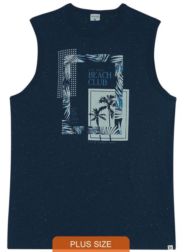Malwee Plus - Regata Azul Marinho Tradicional Beach Club Plus