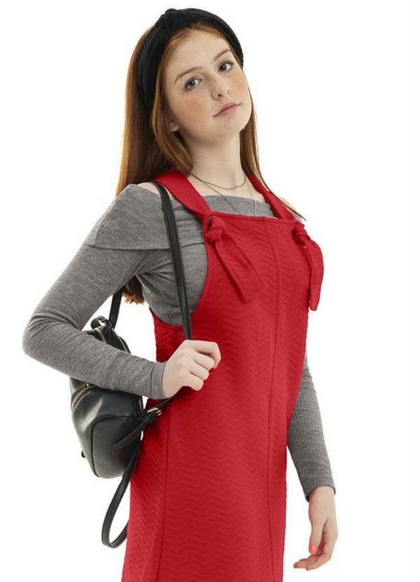 Gloss - Blusa Cropped Manga Longa Cinza 2