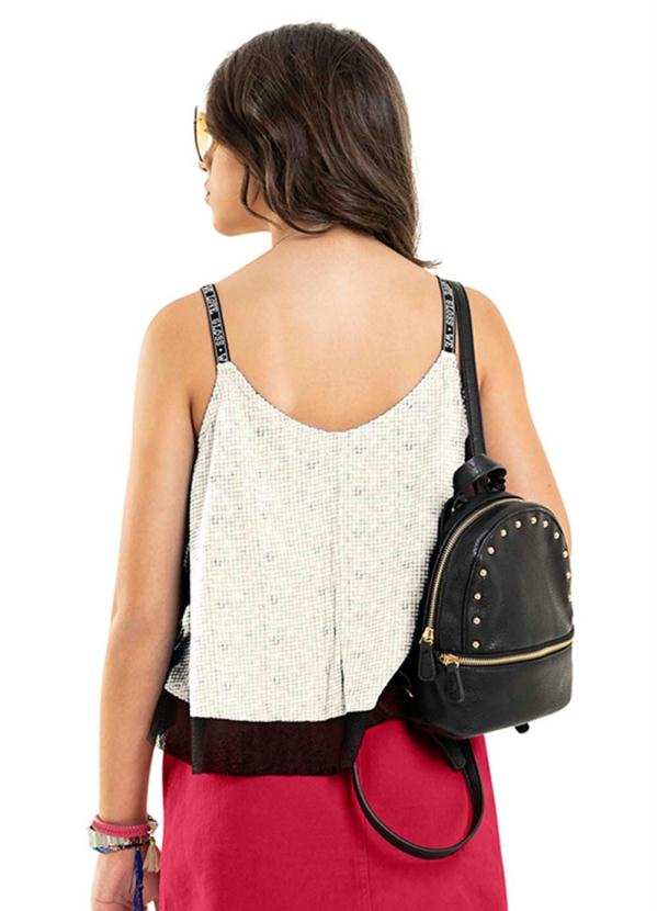 Gloss - Blusa de Alças Evasê Off White 3