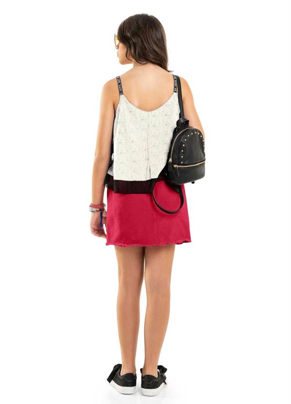 Gloss - Blusa de Alças Evasê Off White 5