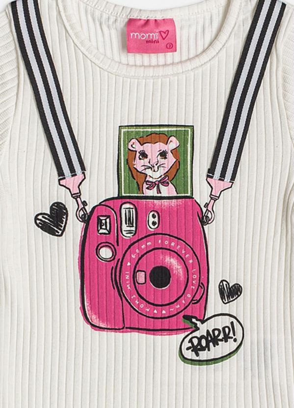 Momi - Blusa Câmera Off White 2
