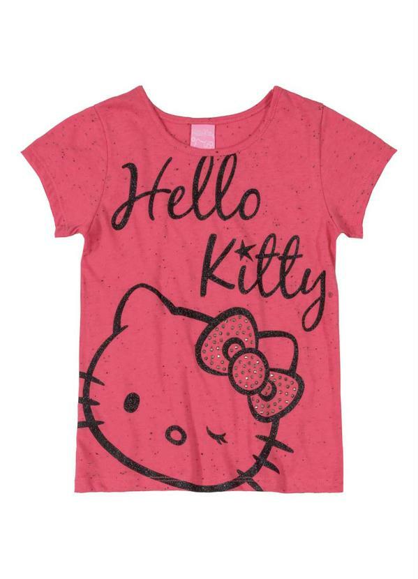 Hello Kitty - Blusa Fashion Kitty Rosa