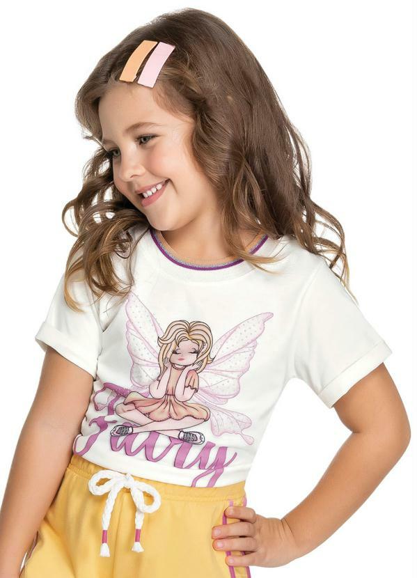 Trick Nick - Blusa Infantil Feminina Fada Bege