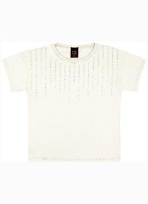 Pulla Bulla - Blusa Meia Malha Bege - PULLA BULLA