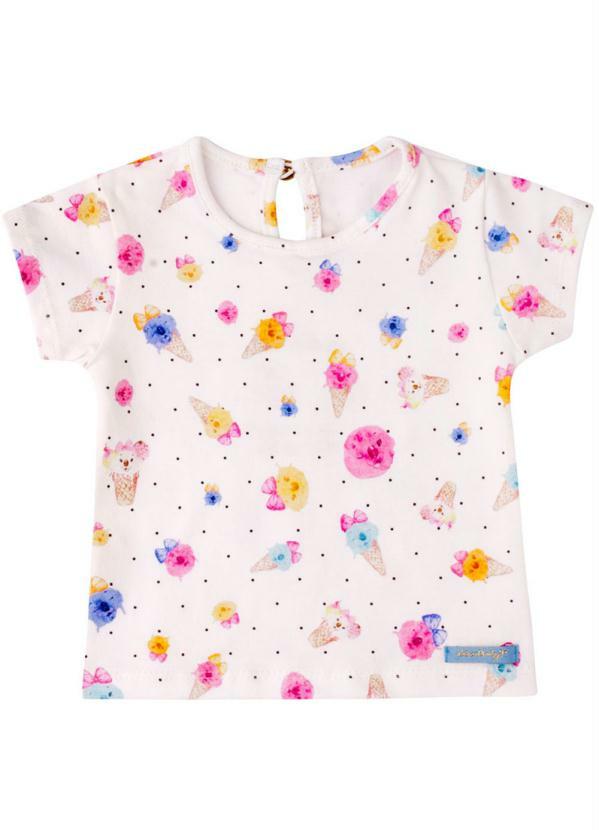Lilica Ripilica - Blusa Menina Branca