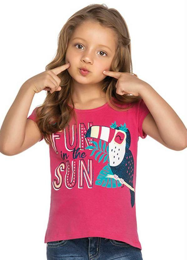 Marisol Play - Blusa Rosa Menina