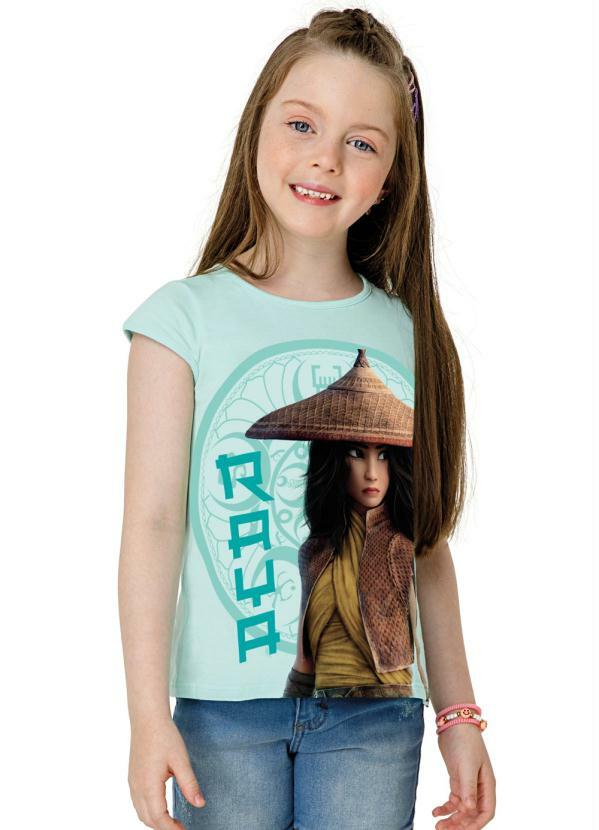 Malwee Kids - Blusa Verde Água Raya® Menina