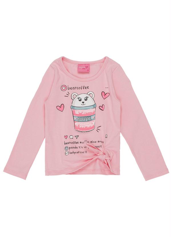 Momi - Blusa Coffe Rosa