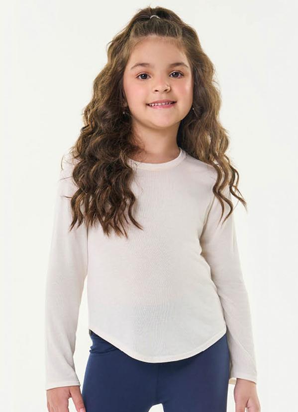 Trick Nick - Blusa Infantil Feminina Colorê Bege
