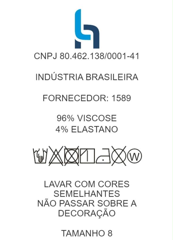 Outlet - Blusa Infantil Rose com Nó na Barra e Pérolas 9