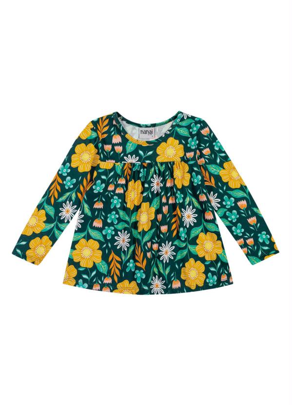 Nanai - Blusa Infantil Verde