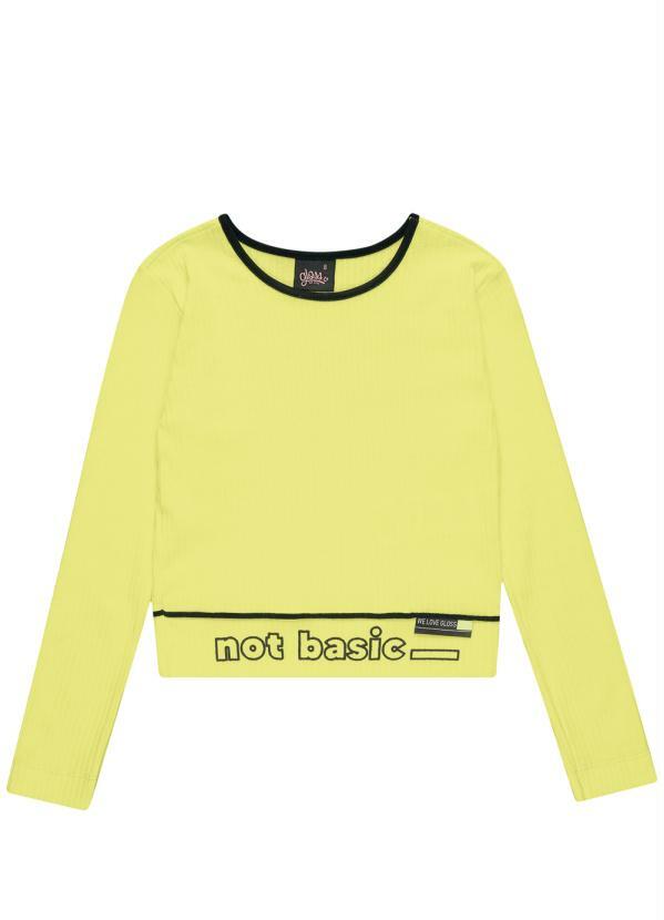 Gloss - Blusa Inverno Menina Verde