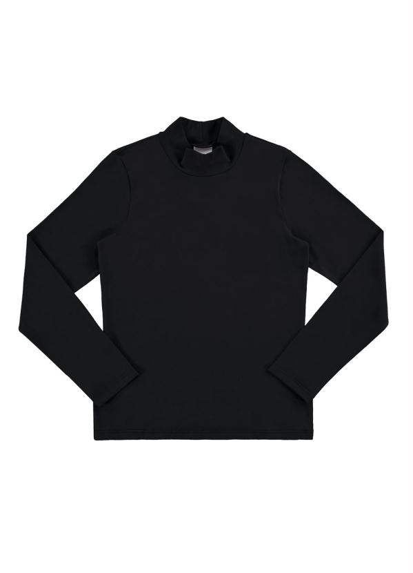 Alakazoo - Blusa Malha Cotton Soft Preto