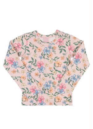 Blusa Manga Longa Menina Quimby (Rosa) - QUIMBY