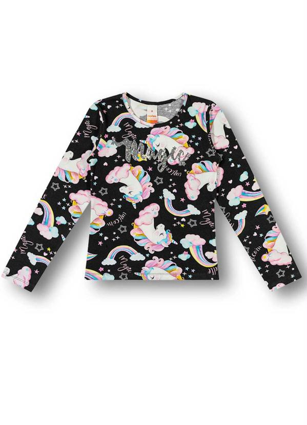 Marisol - Blusa Preta Menina 2