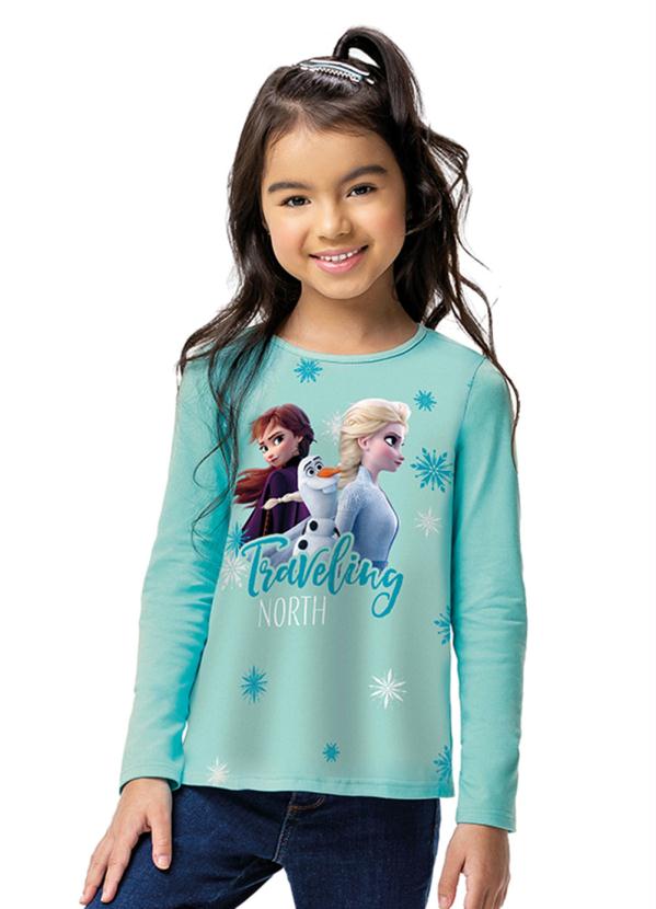 Malwee Kids - Blusa Verde Claro Frozen Ii® 1