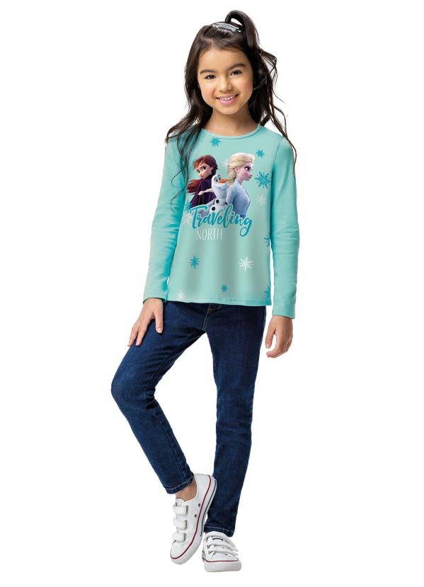 Malwee Kids - Blusa Verde Claro Frozen Ii® 2