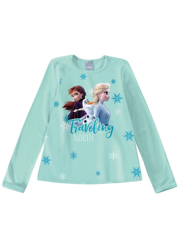 Malwee Kids - Blusa Verde Claro Frozen Ii® 3