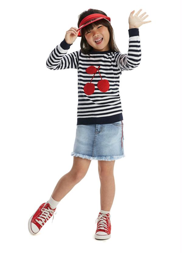 Malwee Kids - Blusão Preto Cerejinhas 2