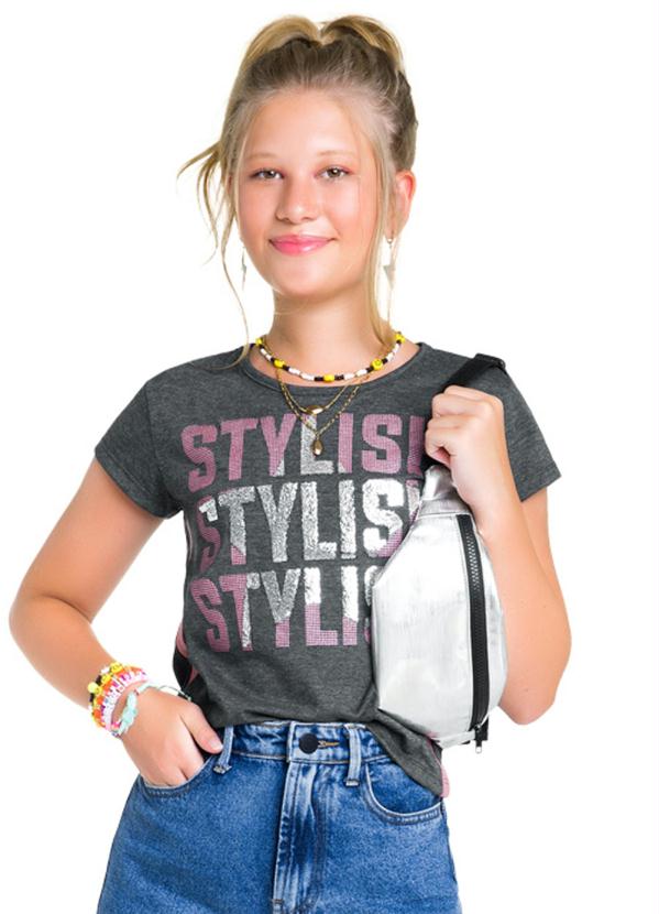 Amora - Blusa Teen Feminina Mescla