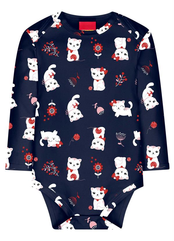 Kyly - Body Bebê Azul Marinho