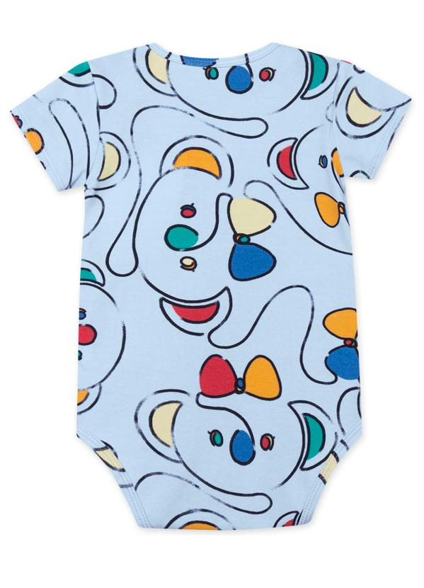 Lilica Ripilica - Body Bebê Menina com Proteção Antiviral Azul 2