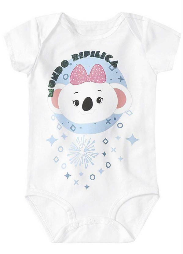 Lilica Ripilica - Body Branco Bebê Menina Mundo Ripilica