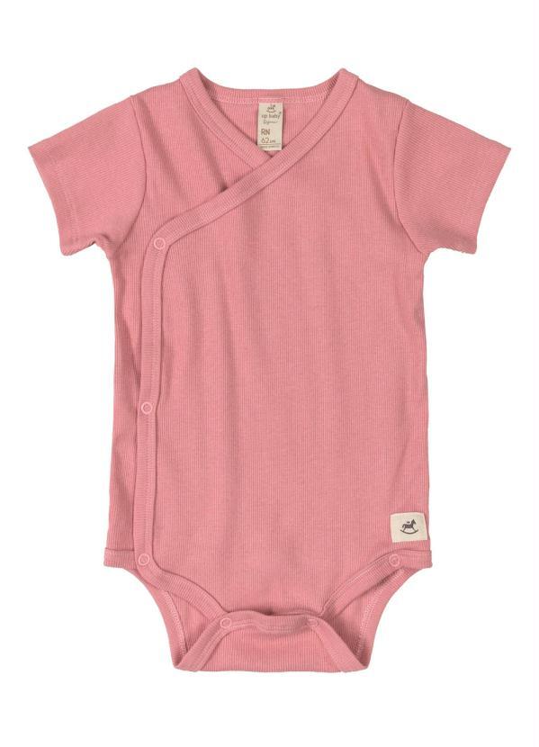 Up Baby - Body Kimono Nature Manga Curta Rosa