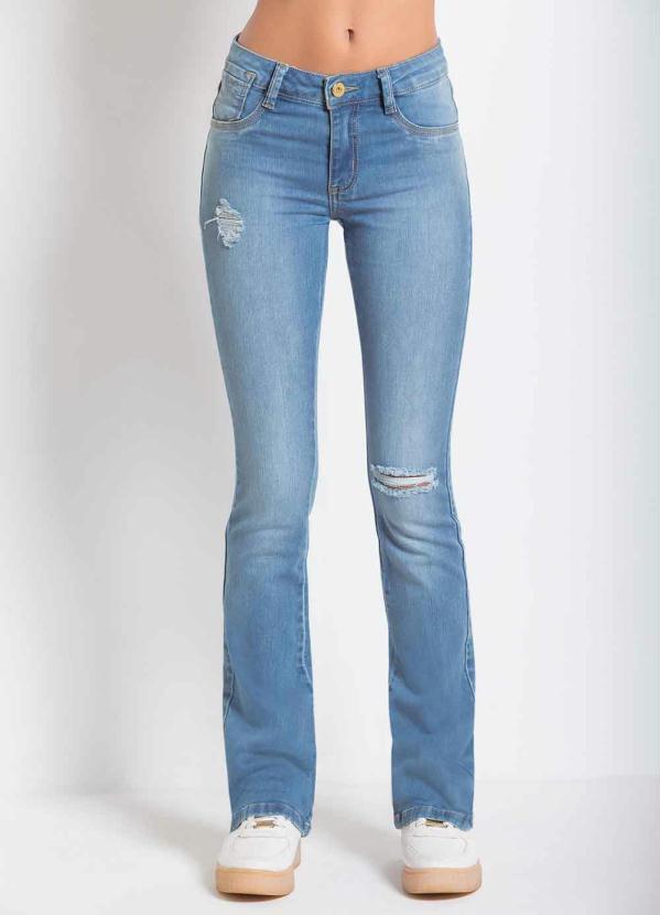 Sawary Jeans - Calça Sawary Boot Cut Jeans Destroyed Sawary 6
