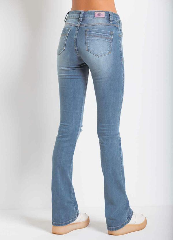 Sawary Jeans - Calça Sawary Boot Cut Jeans Destroyed Sawary 7