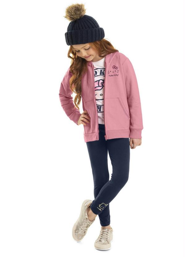 Hello Kitty - Calça Legging Cotton Básica Azul 2