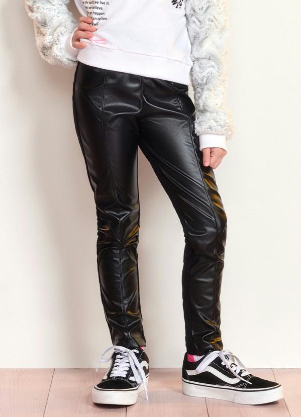 Momi - Calça Material Sintético Preto