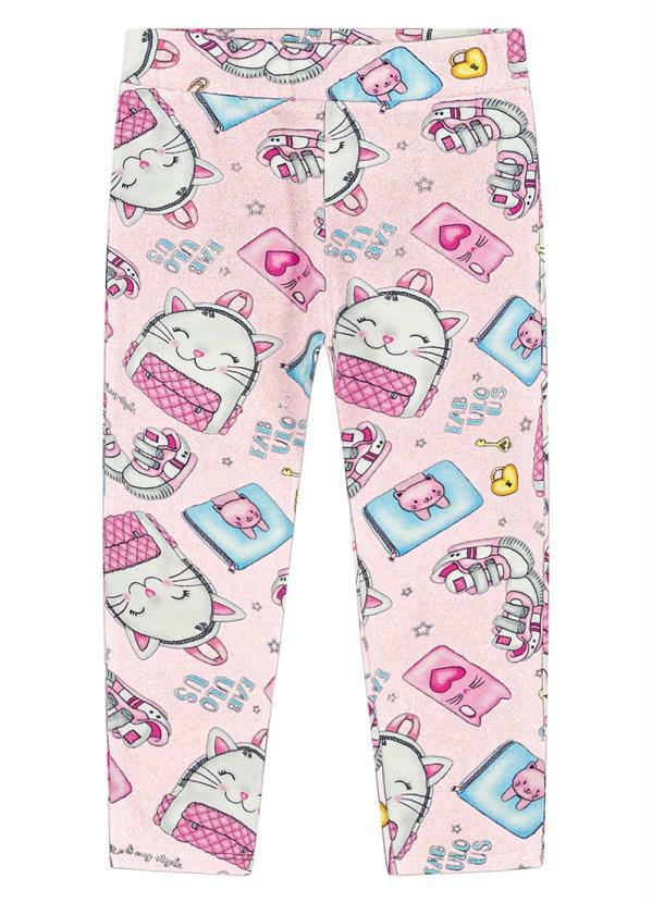 Trick Nick - Capri Infantil Estampado Rosa